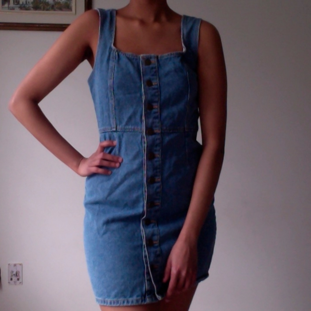 ❤SALE❤ Urban Outfitters Denim Button-Down Dress